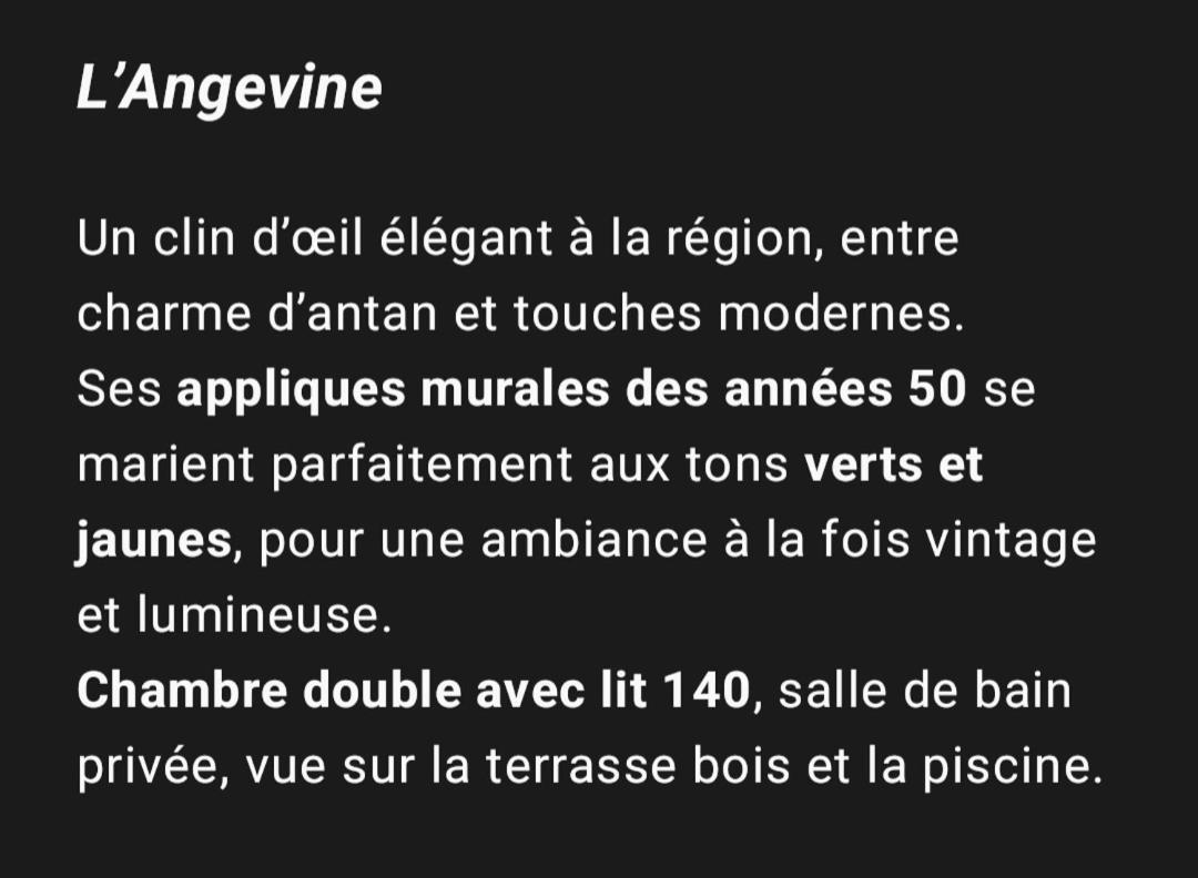 "Chez Lyly Et Juju" Piscine&Sauna Calme 3Chambres 昂热 客房 照片